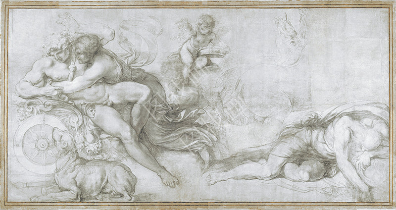 Cephalus carried off by Aurora in her Chariot